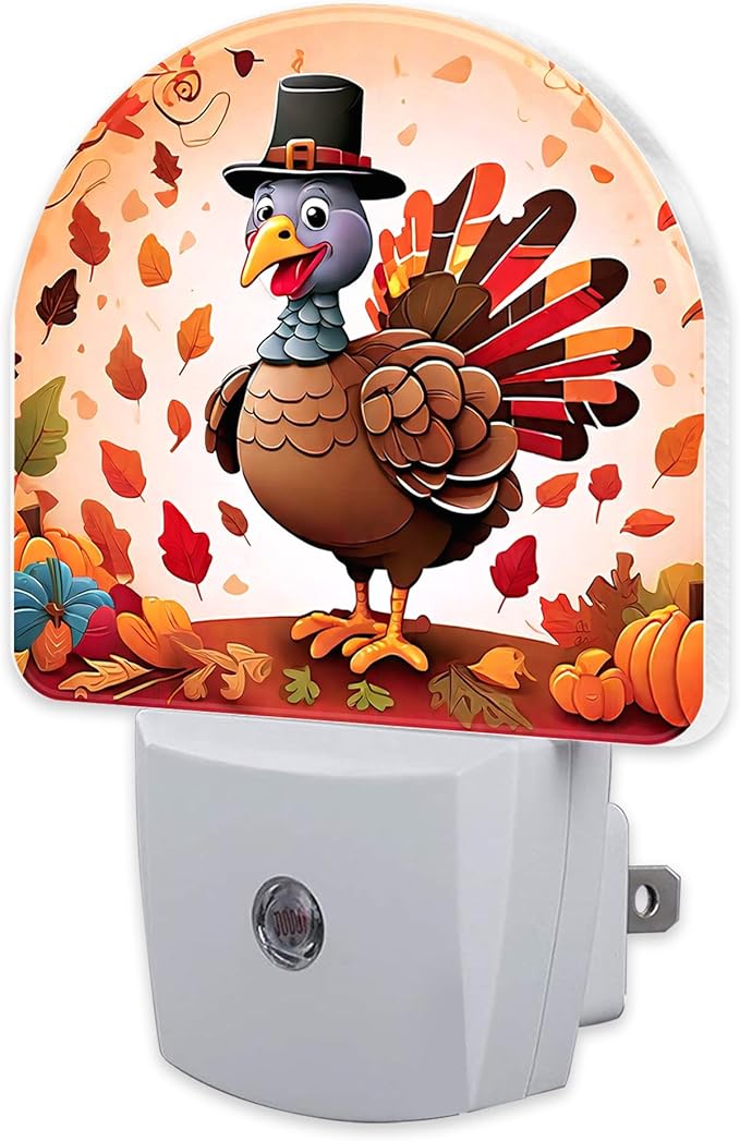 sndheke Cute Cartoon Turkey Night Light by sndheke