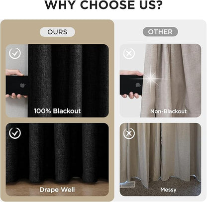 Joydeco Pinch Pleated Curtains - Image 5