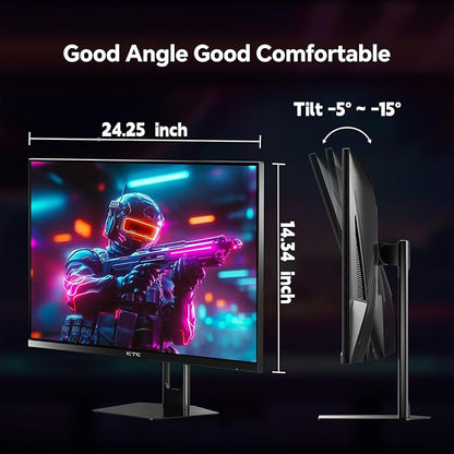 KTC 27 Inch Gaming Monitor 180Hz, Full HD 1920x1080 Fast IPS Computer Monitor - Image 8