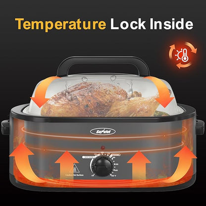 Sunvivi Roaster Oven, Electric Roaster Oven - Image 2