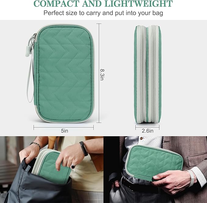 FYY Electronic Organizer, Travel Cable Organizer Bag Pouch Electronic - Image 2