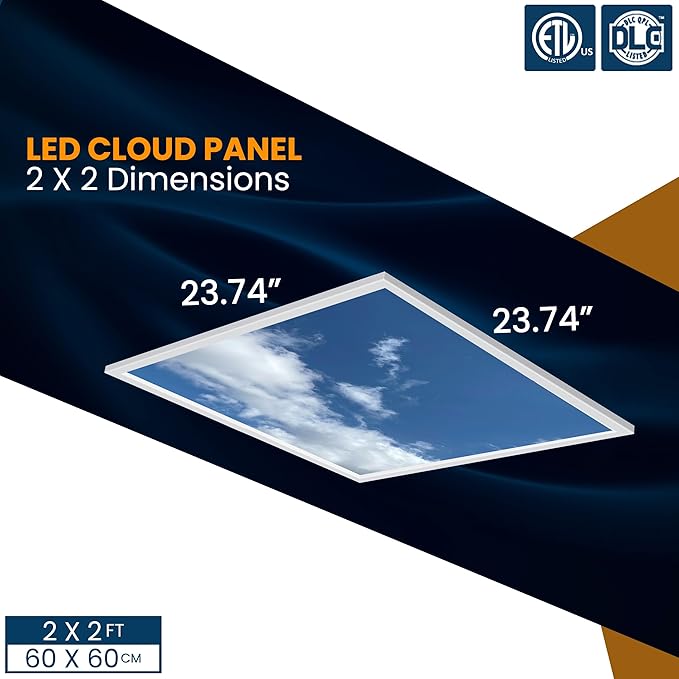 4 Pack 2x4 LED Flat Panel Light Drop Ceiling Fixture - Image 6