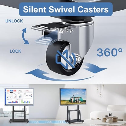 Smart Board Stand for 60-100 Inch Interactive Whiteboard, Mobile Stand - Image 3