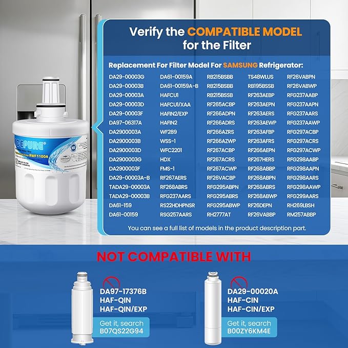 ICEPURE DA29-00003G Refrigerator Water Filter Replacement - Image 2