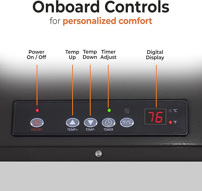 Comfort Zone 10, 000W Hard-Wired Garage Heater – Industrial & Commercial - Image 2