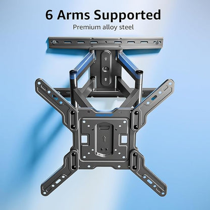 MOUNTUP Ultra Slim Full Motion TV Wall Mount, 1.3" Thin Low Profile TV Bracket - Image 4