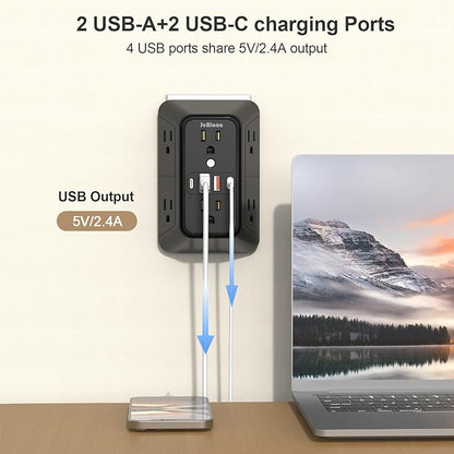 JcBlaon Outlet Extender Surge Protector - Image 4