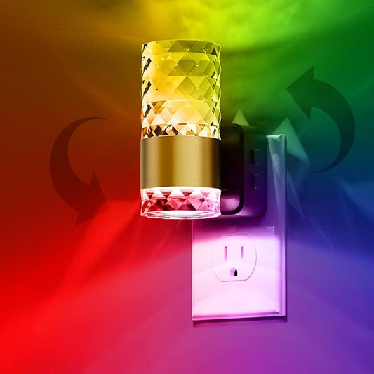 L LOHAS LED Night Light, Night Lights Plug into Wall, 10-Color RGB Change by LLOHASLED