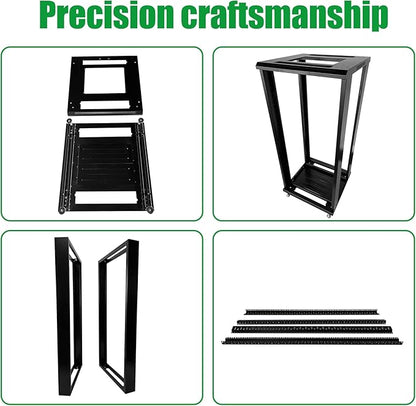 27U Server Cabinet Rack Enclosure, - Image 5