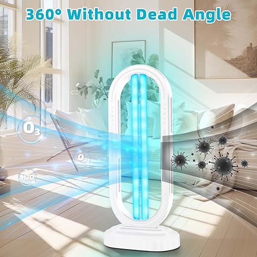 UV Light Sanitizer, 4-Speed Timing and Remote Control UVC Home Disinfection - Image 3