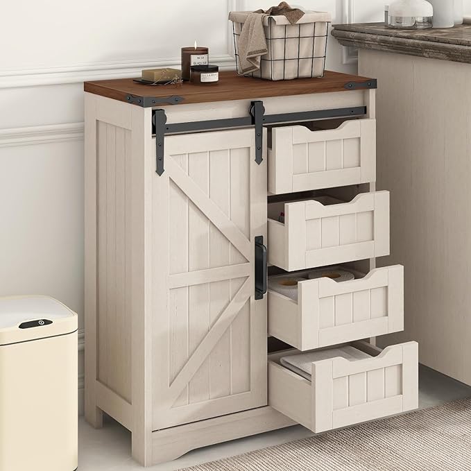 Farmhouse Bathroom Storage Cabinet, Bathroom Cabinet by Befrases