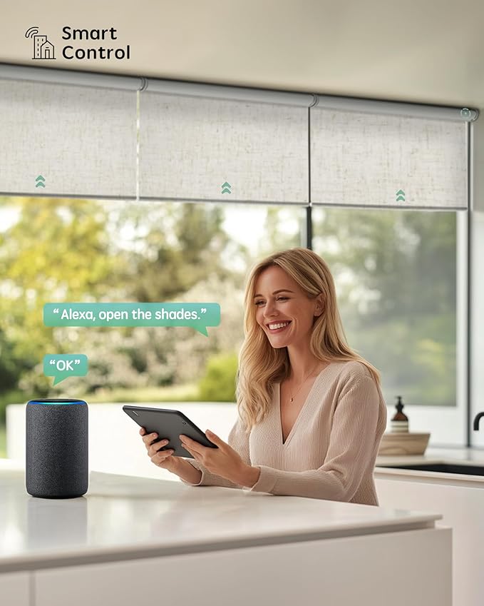 Yoolax Smart Coupled Roller Shades Compatible - Image 3