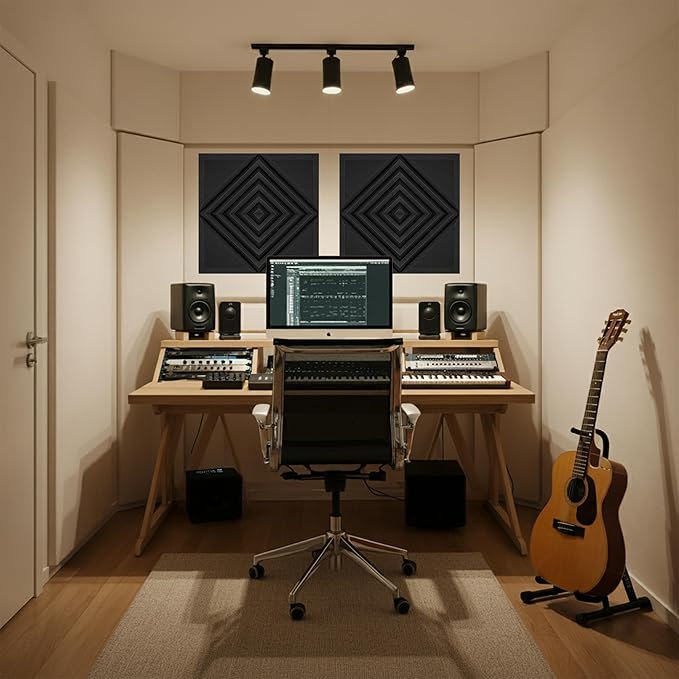 Foroomaco 12 Pack Sound Proof Foam Panels - Image 6