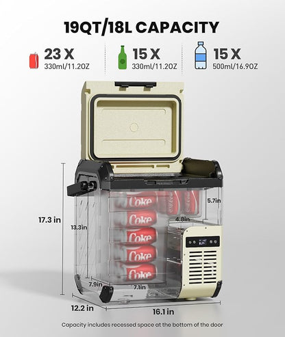 EENOUR D18 12 Volt Car Refrigerator, Portable Freezer - Image 5