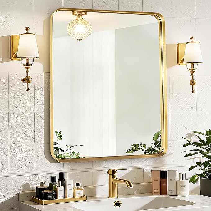 Fabuday Gold Bathroom Mirror by Fabuday