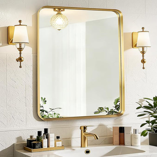 Fabuday Gold Bathroom Mirror by Fabuday