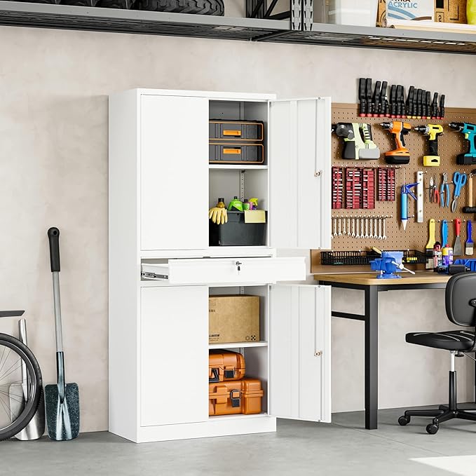 Yizosh Metal Garage Storage Cabinet - Image 6