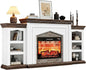 LGHM 80" Fireplace TV Stand for TVs Up to 90 Inch, Electric Fireplace by WelcometoLGHMHome