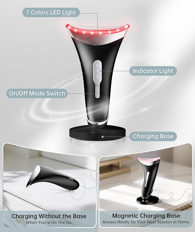 Dopsikn 7 Color Light Therapy Facial Massager - Image 5