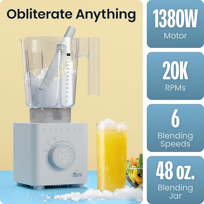 Chefman Obliterator 48 oz Countertop Blender - Image 3