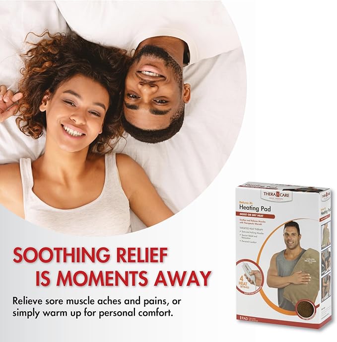 Veridian Healthcare TheraCare Deluxe XL Moist or Dry Heating Pad - Image 2