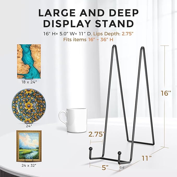 TR-LIFE 16 Inch Heavy Duty Plate Stand - Image 3