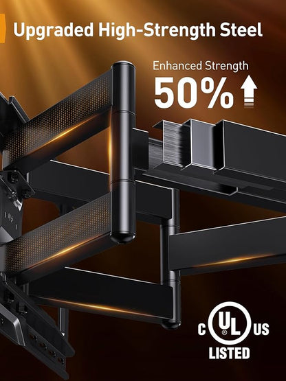 Perlegear UL-Listed Full Motion TV Wall Mount - Image 6
