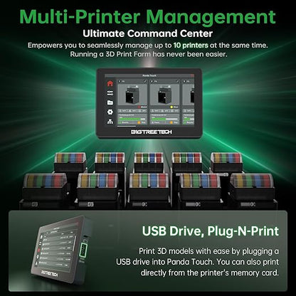 BIGTREETECH Panda Touch for Bambu-Lab P1S, A1 Mini 3D Printers, Support Multi - Image 4