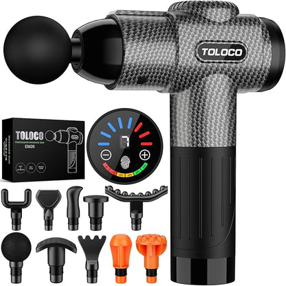 TOLOCO Massage Gun, Deep Tissue Back Massage by TOLOCO