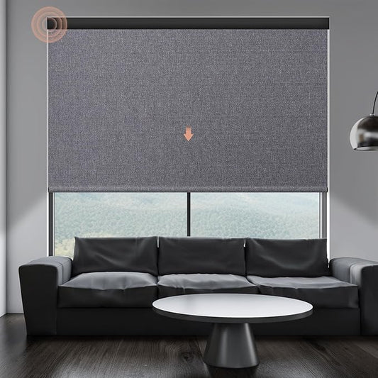 Motorized Roller Shade: Blackout, Electric Blinds, Compatible by Canisteo