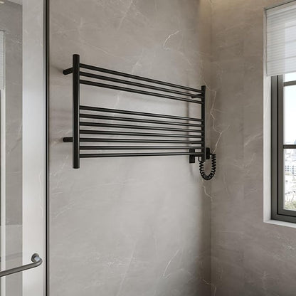 HEATGENE Towel Warmer 10 Bar Towel Dryer Wall-Mounted Plug-in Bath Towel Heater - Image 7