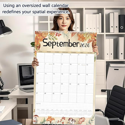 GuassLee Extra Large Wall Calendar 2026, 24-Month Aesthetic Large Calendar Jan. - Image 4