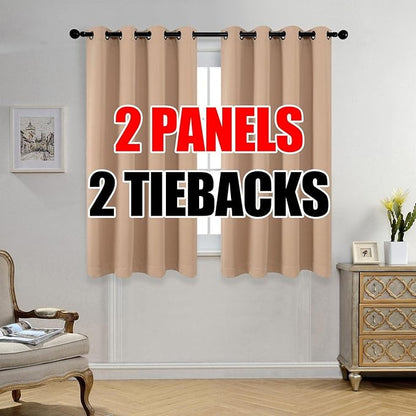 MIUCO Room Darkening Grommet Thermal Insulated Blackout Window Curtains Panels by MIUCO