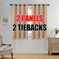 MIUCO Room Darkening Grommet Thermal Insulated Blackout Window Curtains Panels by MIUCO