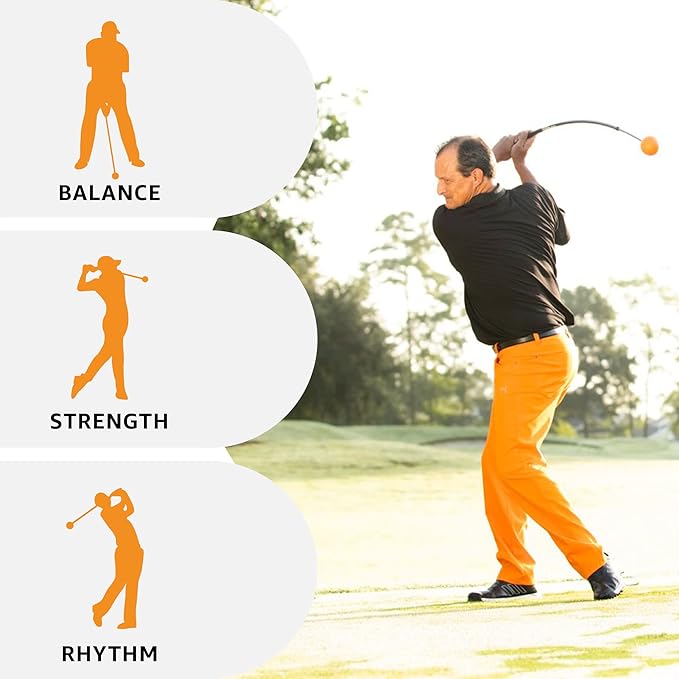 Orange Whip Golf Swing Trainer Aid Patented & Made in USA - Image 5