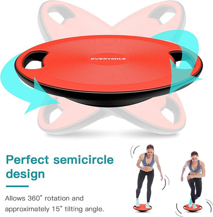 EVERYMILE Wobble Balance Board, Exercise Balance Stability Trainer Portable - Image 3