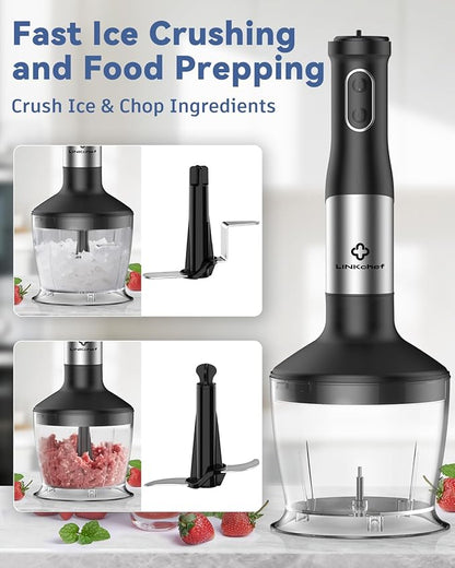 LINKChef 7-in-1 Immersion Blender, 800W Hand Blender - Image 2