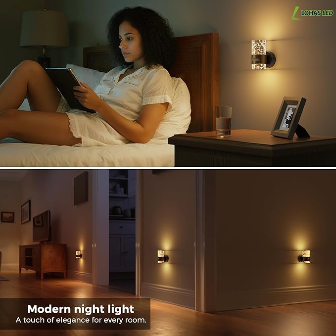 L LOHAS LED Motion Sensor Night Light, Wireless Rechargeable Wall Mounted - Image 7