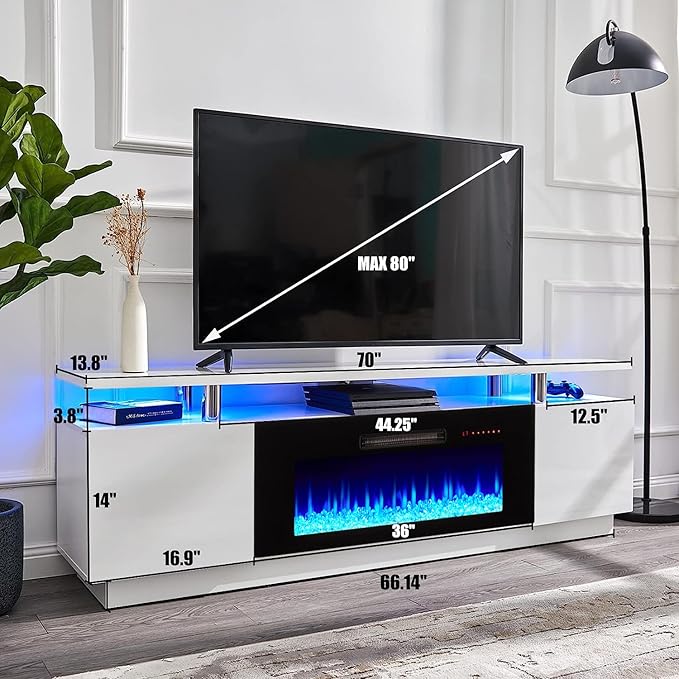 AMERLIFE Fireplace TV Stand - Image 3