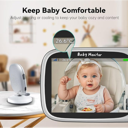 No WiFi Baby Monitor with Camera and Audio, Lag-Free Connection, Plug & Play - Image 6