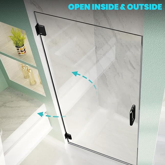 Bathroom Hinged Shower Door - Image 5