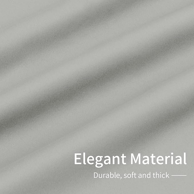 Easy-Going Blackout Curtains for Bedroom, Solid Thermal Insulated Grommet and - Image 6