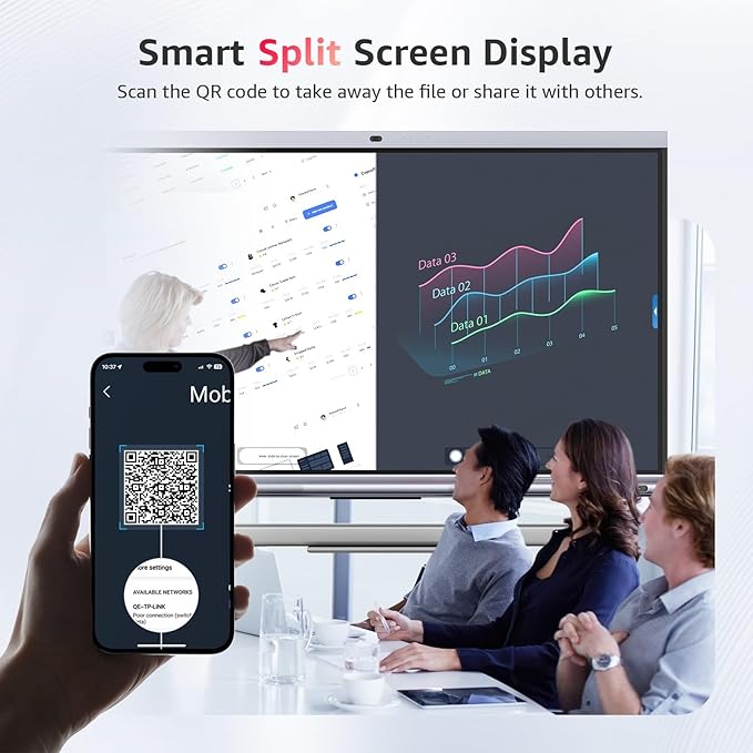 Smart Board, 65” Interactive Display, 4K UHD Electronic Board - Image 4
