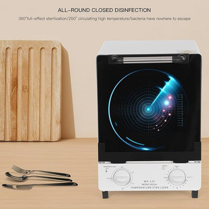 1000w High Temperature Sterilizer, 12l Multifunctional Sterilizer W/2* Trays - Image 2