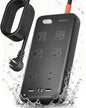Iwister Outdoor Power Strip Weatherproof IPX6, Iwister 15 Ft Extension Cord by Unknown