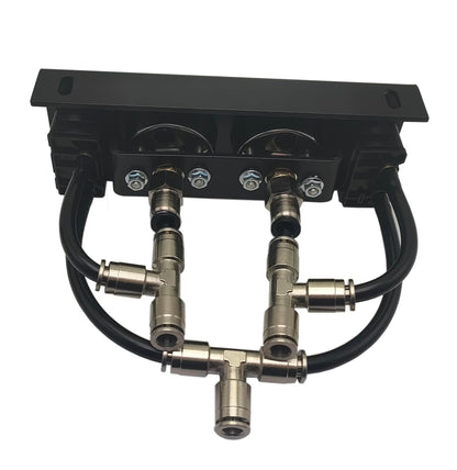 nysus dual air gauge controller panel paddle valve, main product view