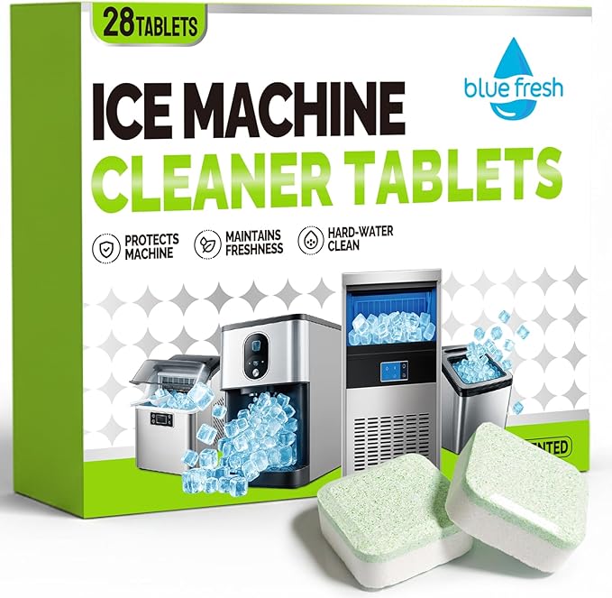 blue fresh Ice Machine Cleaner Tablets by Unknown
