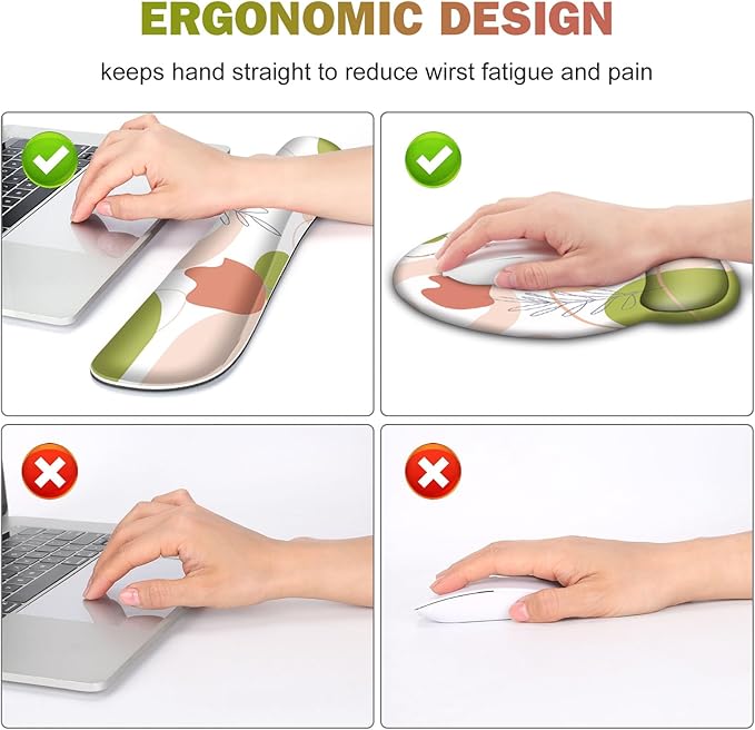 Gaming Mouse Pad, Large Desk Mat, Cute Desk Pad Protector, 4 in1 XXL Mousepad + - Image 3