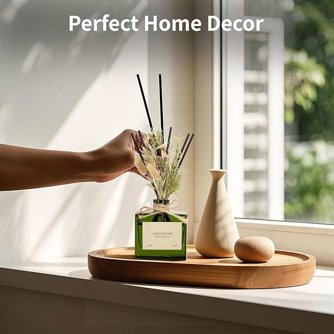 Reed Diffuser, 6.09 oz Ebony Rose Scent Diffuser - Image 5