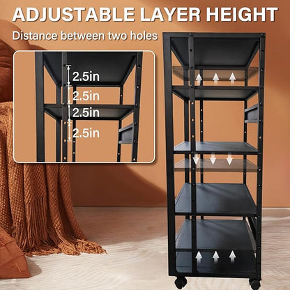 jvsufuik 5-Tier AV Media Stand - Image 4
